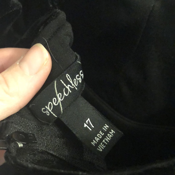 Speechless Black Babydoll Mini Dress - Picture 5 of 5